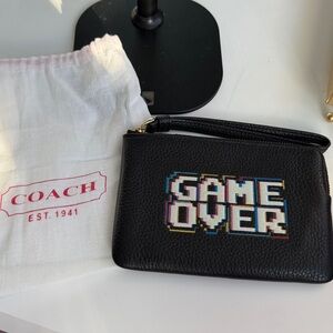 Coach Game over Wristlet